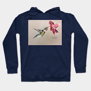 Ruby Throated Hummingbird Hoodie